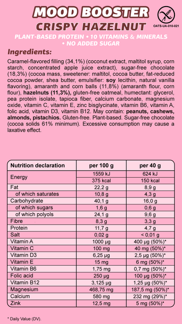 MIX MOOD BOOSTER BOX 12x40G - FIZI España