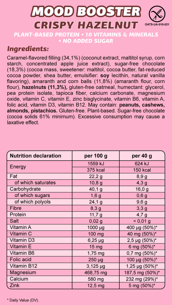 MIX MOOD BOOSTER BOX 12x40G - FIZI España