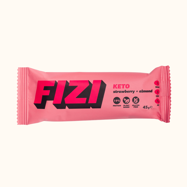 КЕТО “STRAWBERRY + ALMOND” 10x45G - Fizi ES