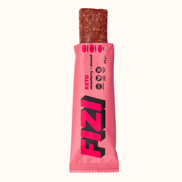 КЕТО “STRAWBERRY + ALMOND” 10x45G - Fizi ES