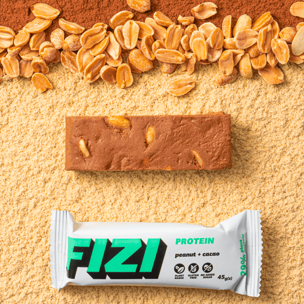 PROTEIN "PEANUT + CACAO" 10x45G - Fizi ES